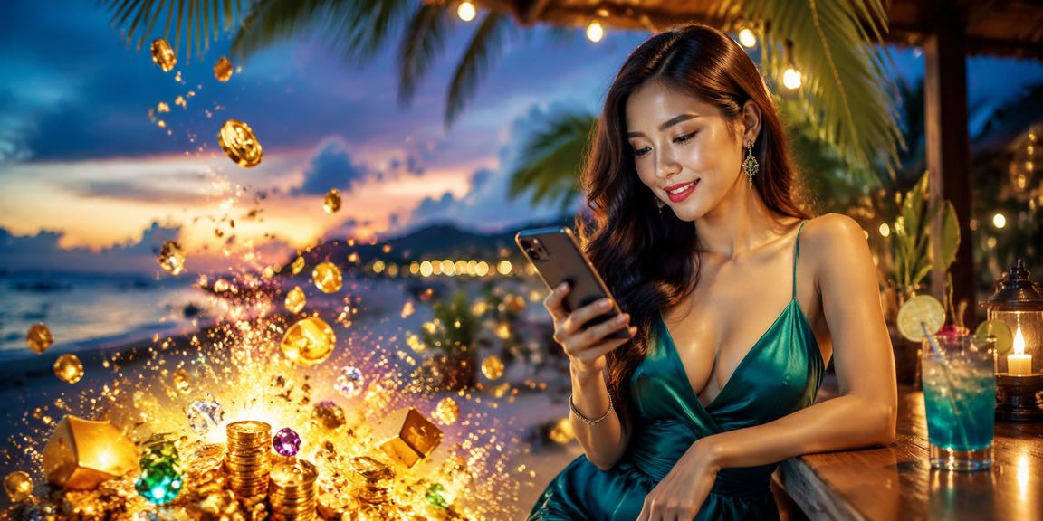 Pengguna Langkawi bermain kasino mudah alih dalam talian dengan telefon pintar