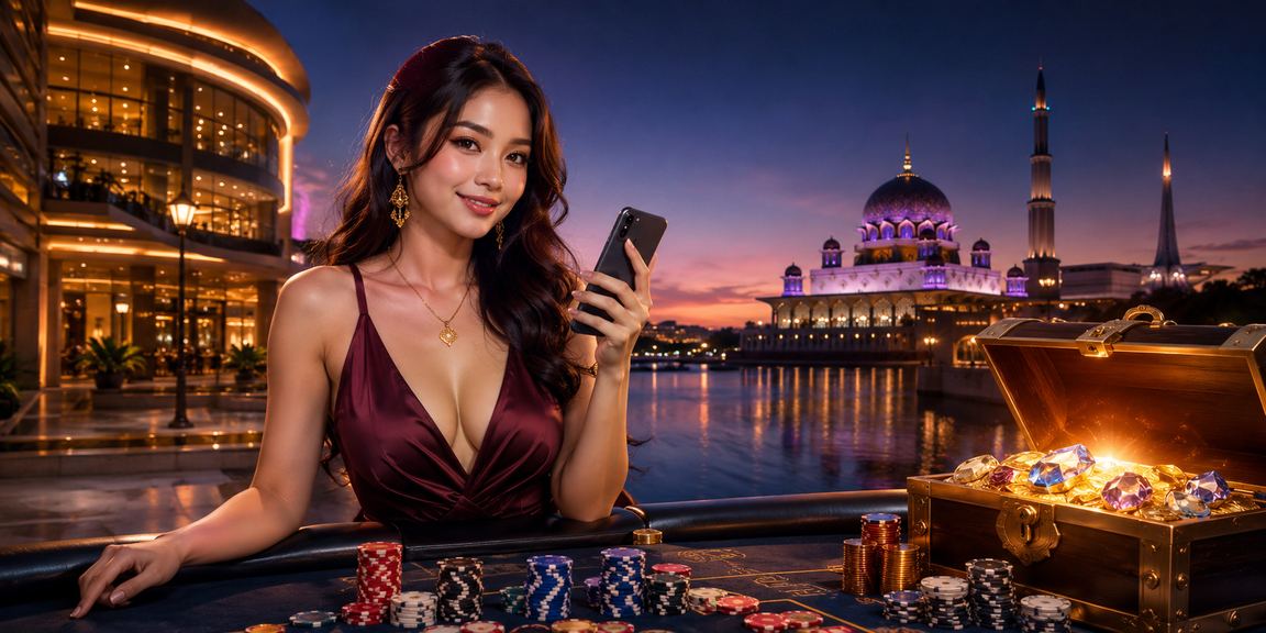 Pengguna Putrajaya mengakses akaun 100000 untuk menikmati bonus dan permainan