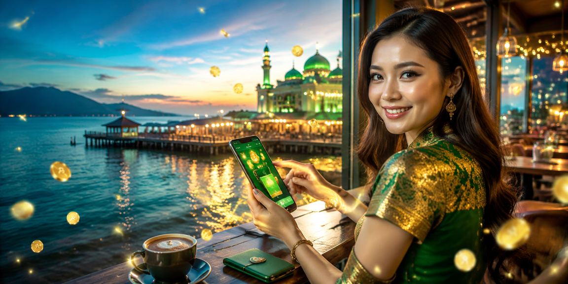 Pengguna Malaysia membuat deposit dan mengikuti badminton di telefon
